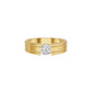 Lasting Union Diamond Engagement Men's Ring 18 KT / Yellow Gold / 24