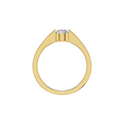 Lasting Union Diamond Engagement Men's Ring 18 KT / Yellow Gold / 24
