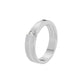 The Gleam Diamond Couple Band Ring for Him 18 KT / White Gold / 24