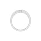 The Gleam Diamond Couple Band Ring for Him 18 KT / White Gold / 24