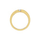 The Gleam Diamond Couple Band Ring for Him 18 KT / Yellow Gold / 24