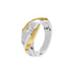 The Strong Sculpt Diamond Couple Band Ring for Him 18 KT / Yellow Gold / 24