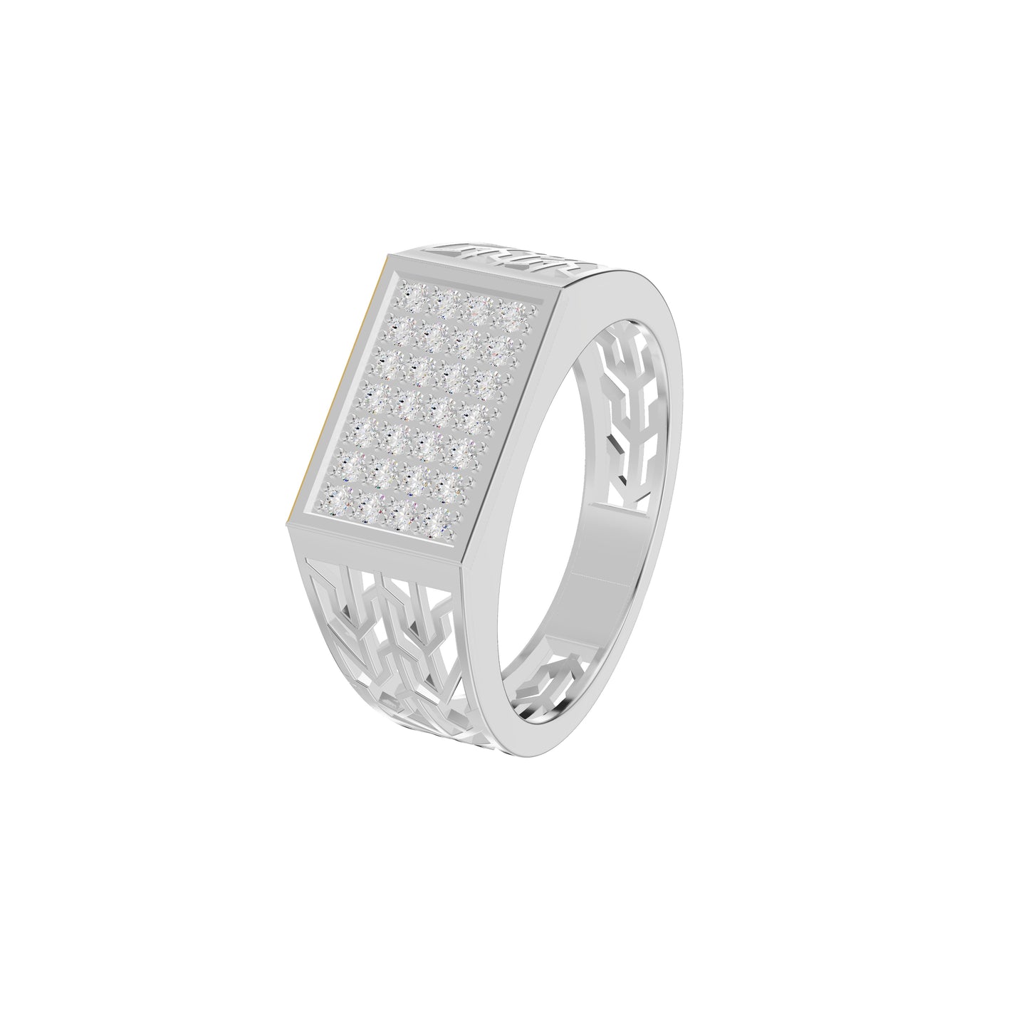 DGR001045 18 KT / White Gold / 24