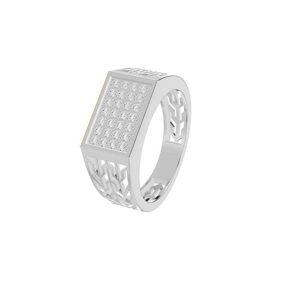 DGR001045 18 KT / White Gold / 24