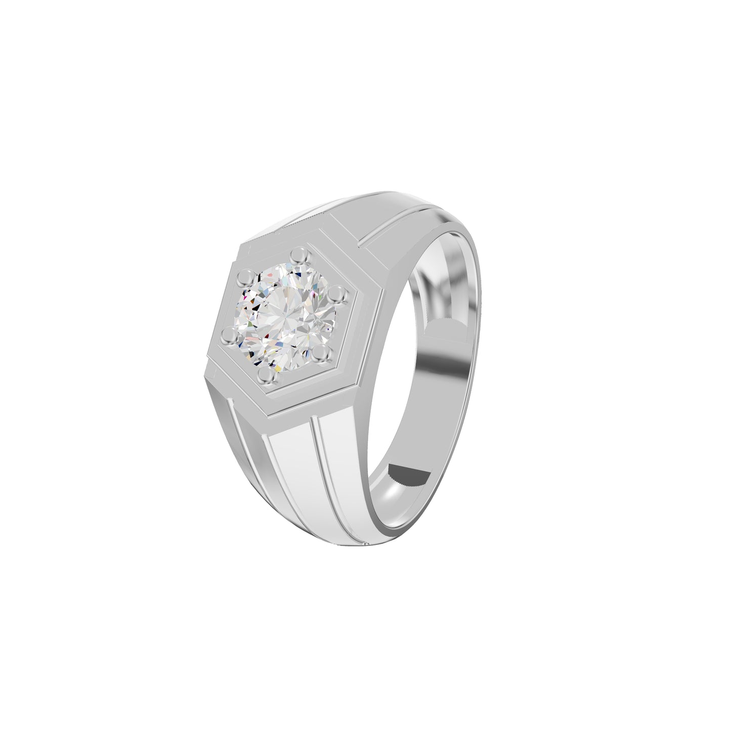 DGR001070 18 KT / White Gold / 24