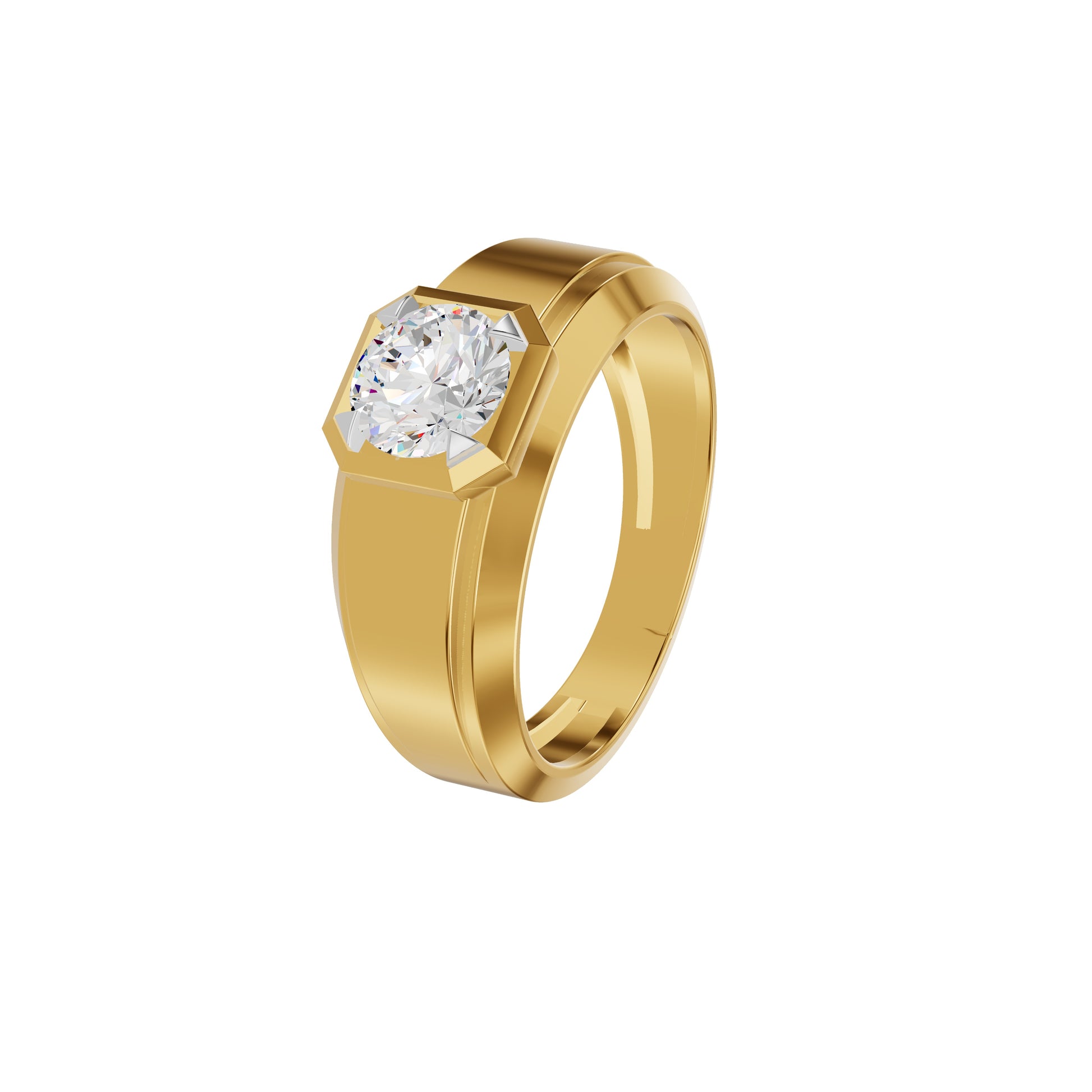 DGR001071 18 KT / Yellow Gold / 24