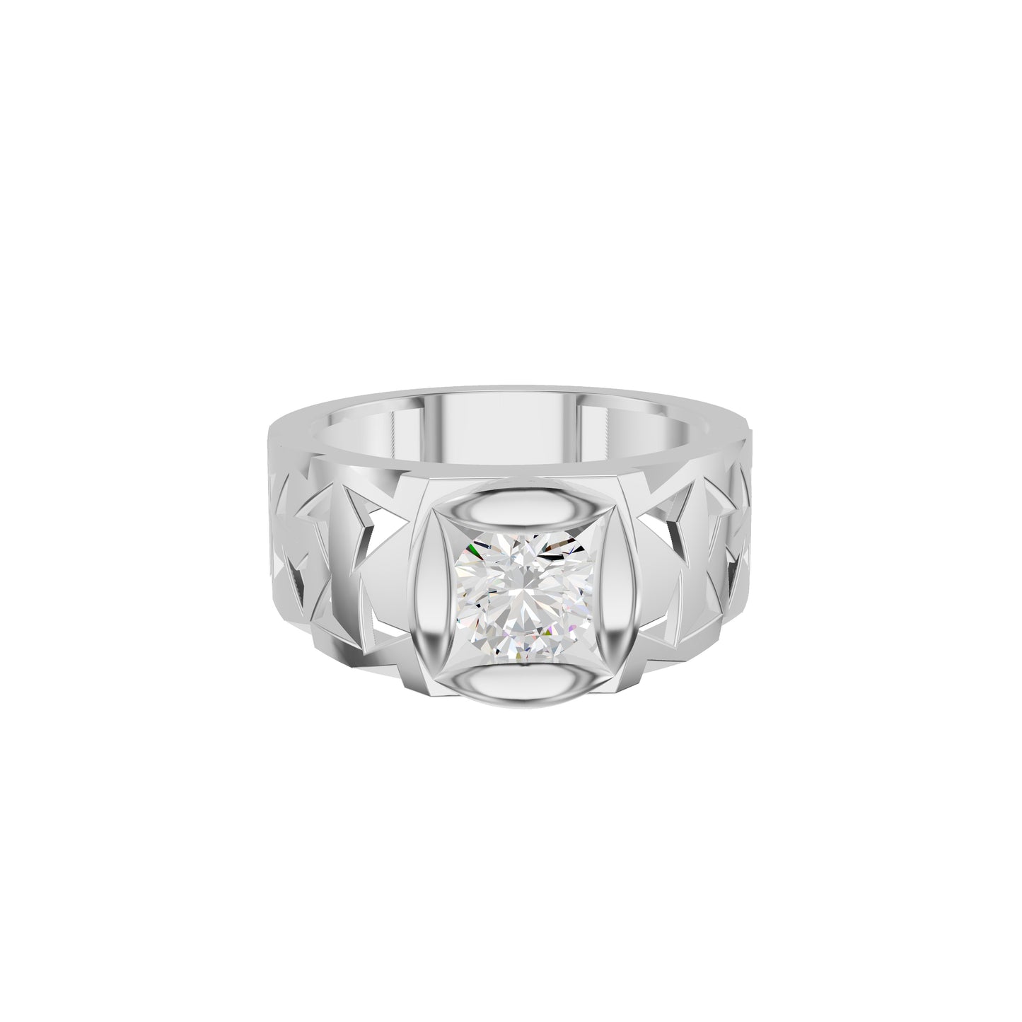 DGR001072 18 KT / White Gold / 24