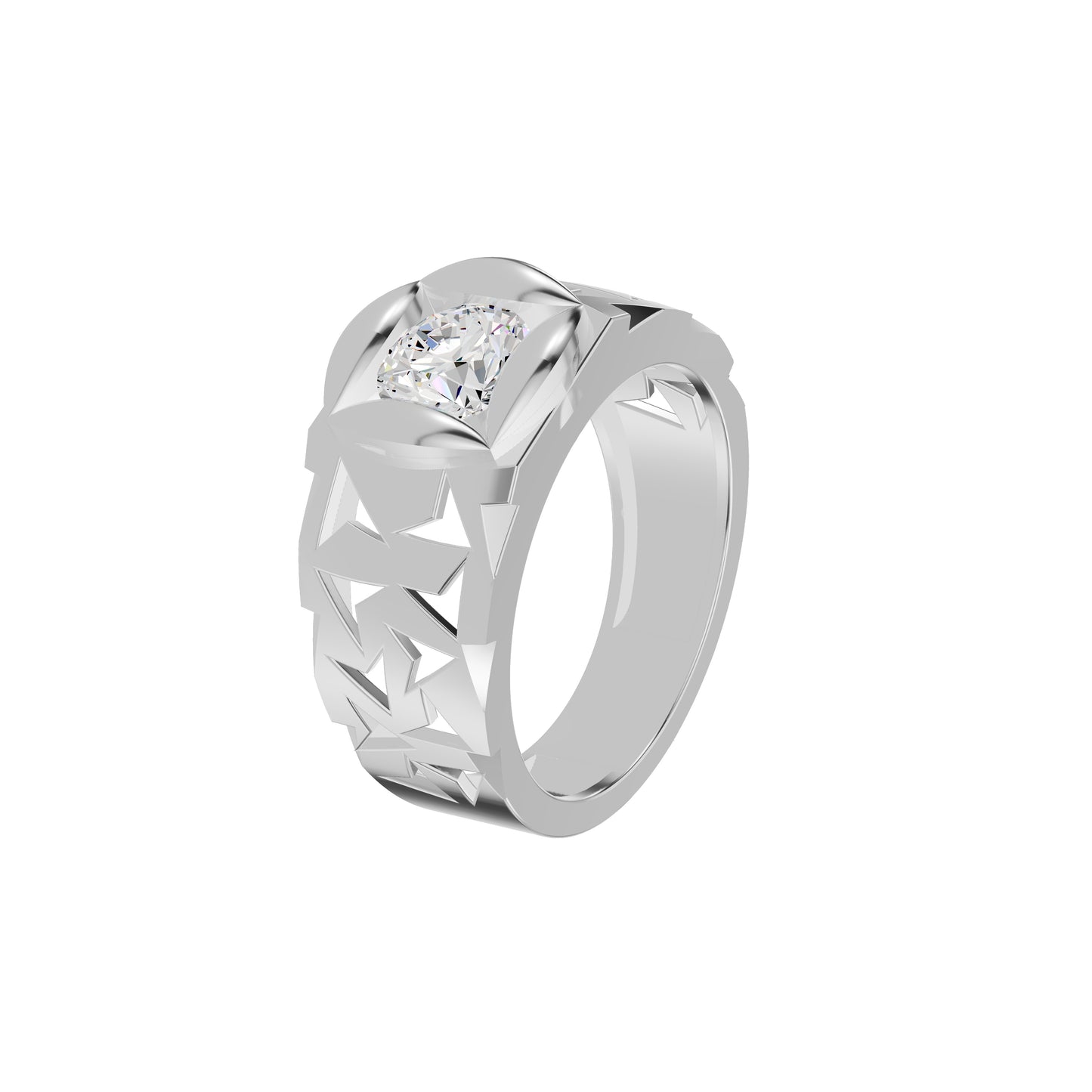 DGR001072 18 KT / White Gold / 24
