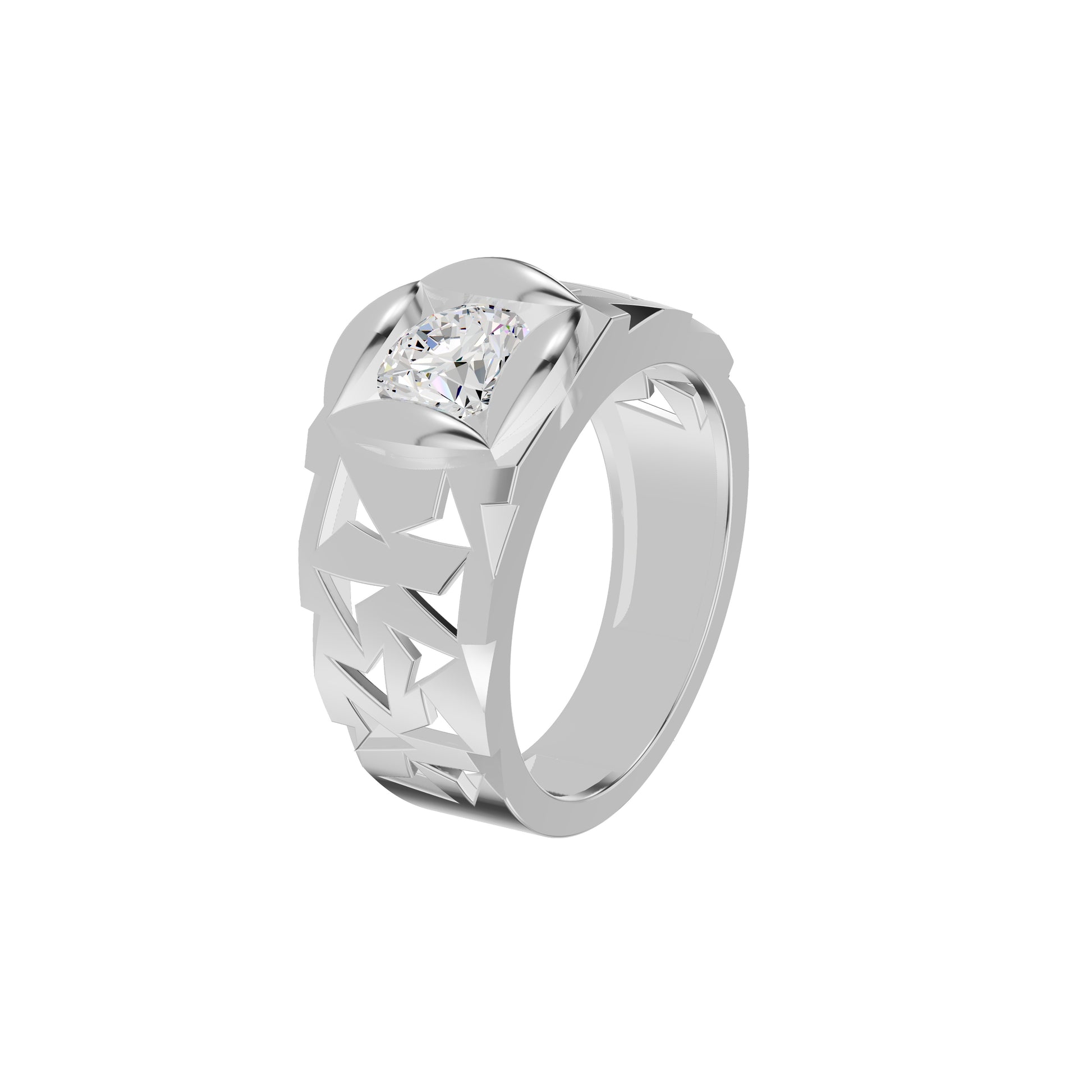 DGR001072 18 KT / White Gold / 24