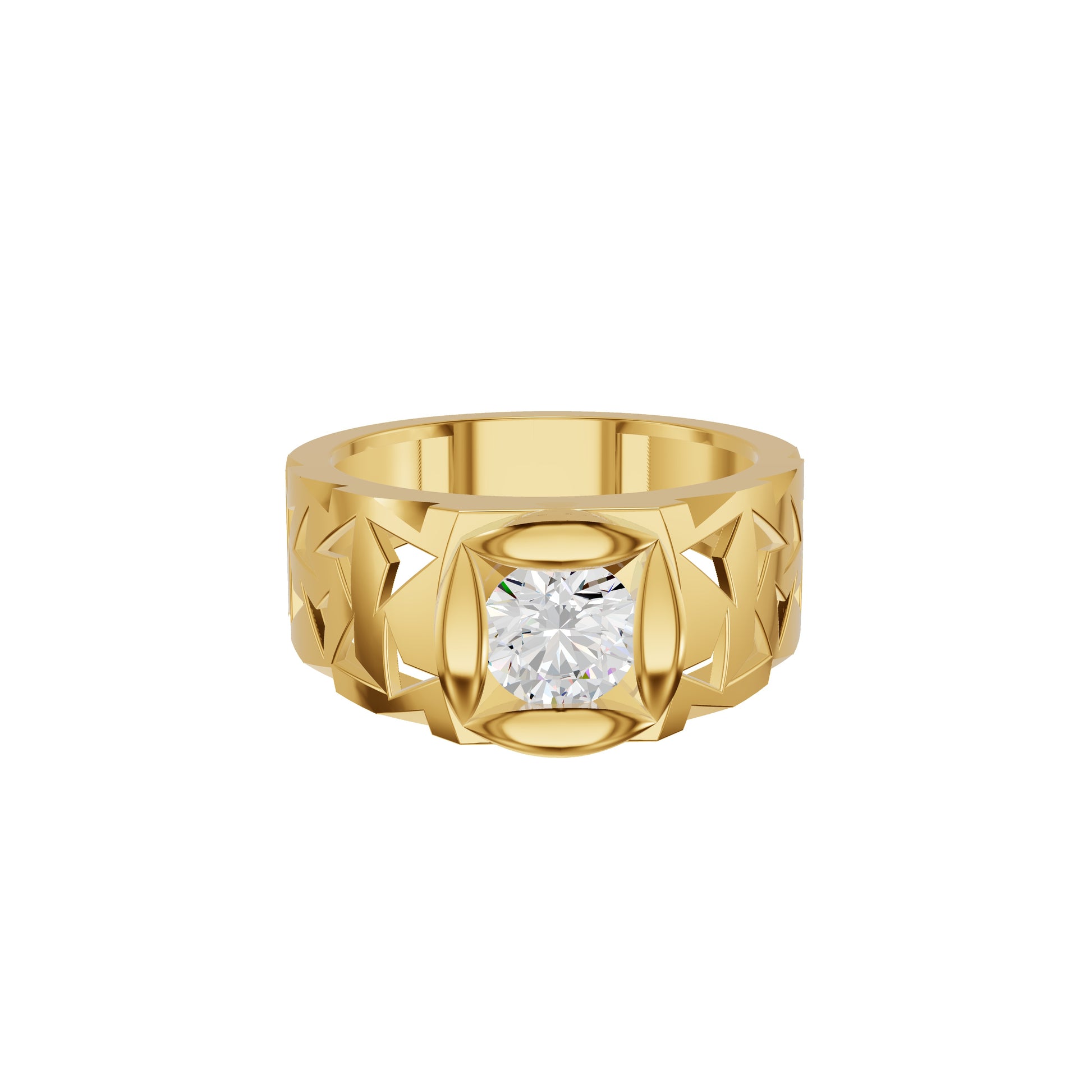 DGR001072 18 KT / Yellow Gold / 24