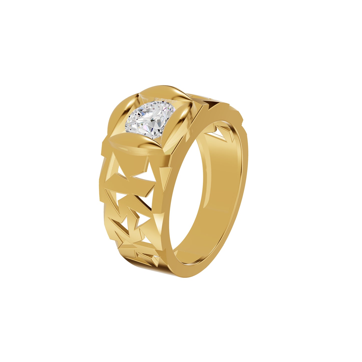 DGR001072 18 KT / Yellow Gold / 24