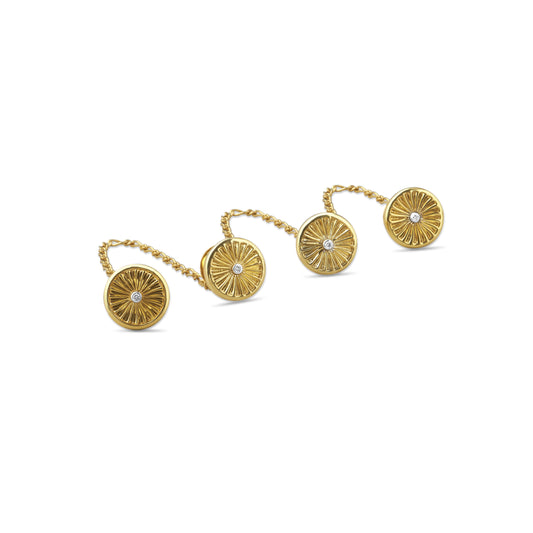 Golden Hour Diamond Kurta Buttons