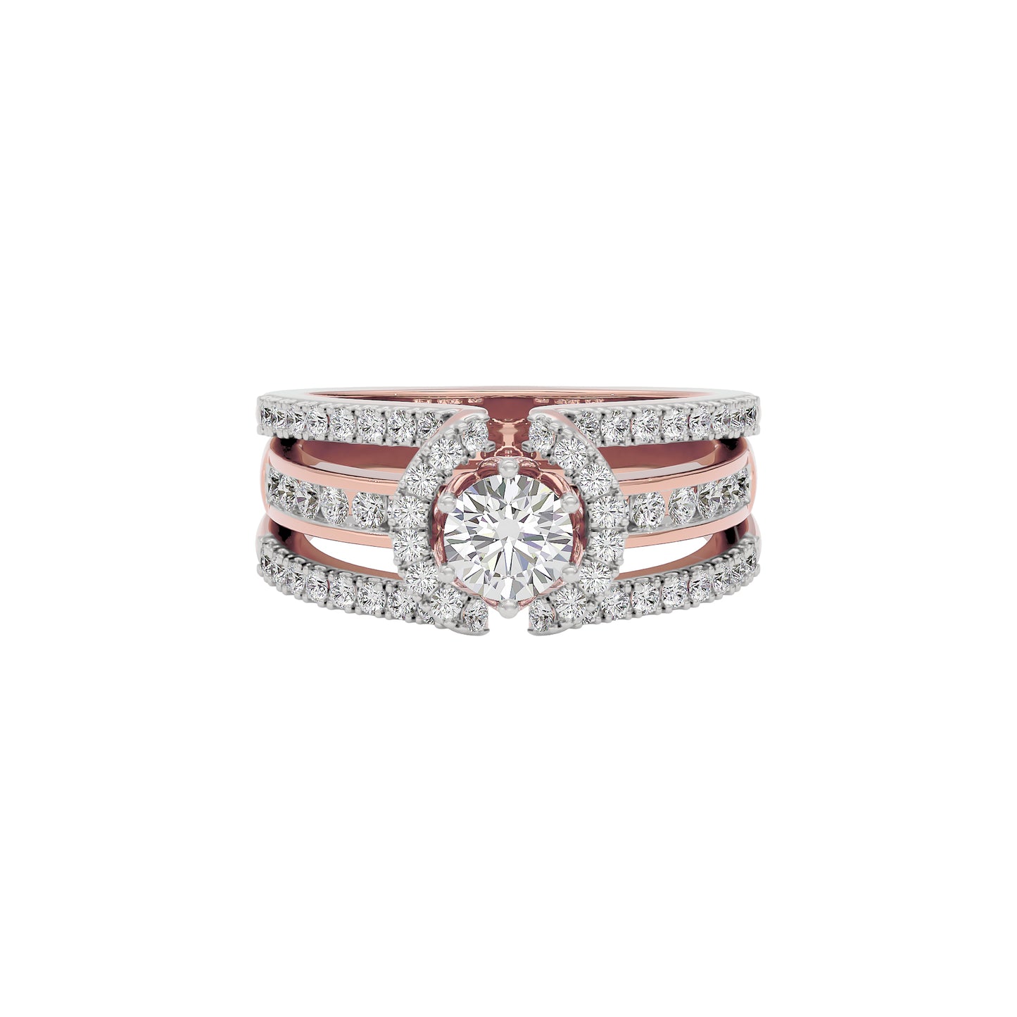 Eternal Splendor Diamond Ring 18 KT / Rose Gold / 22