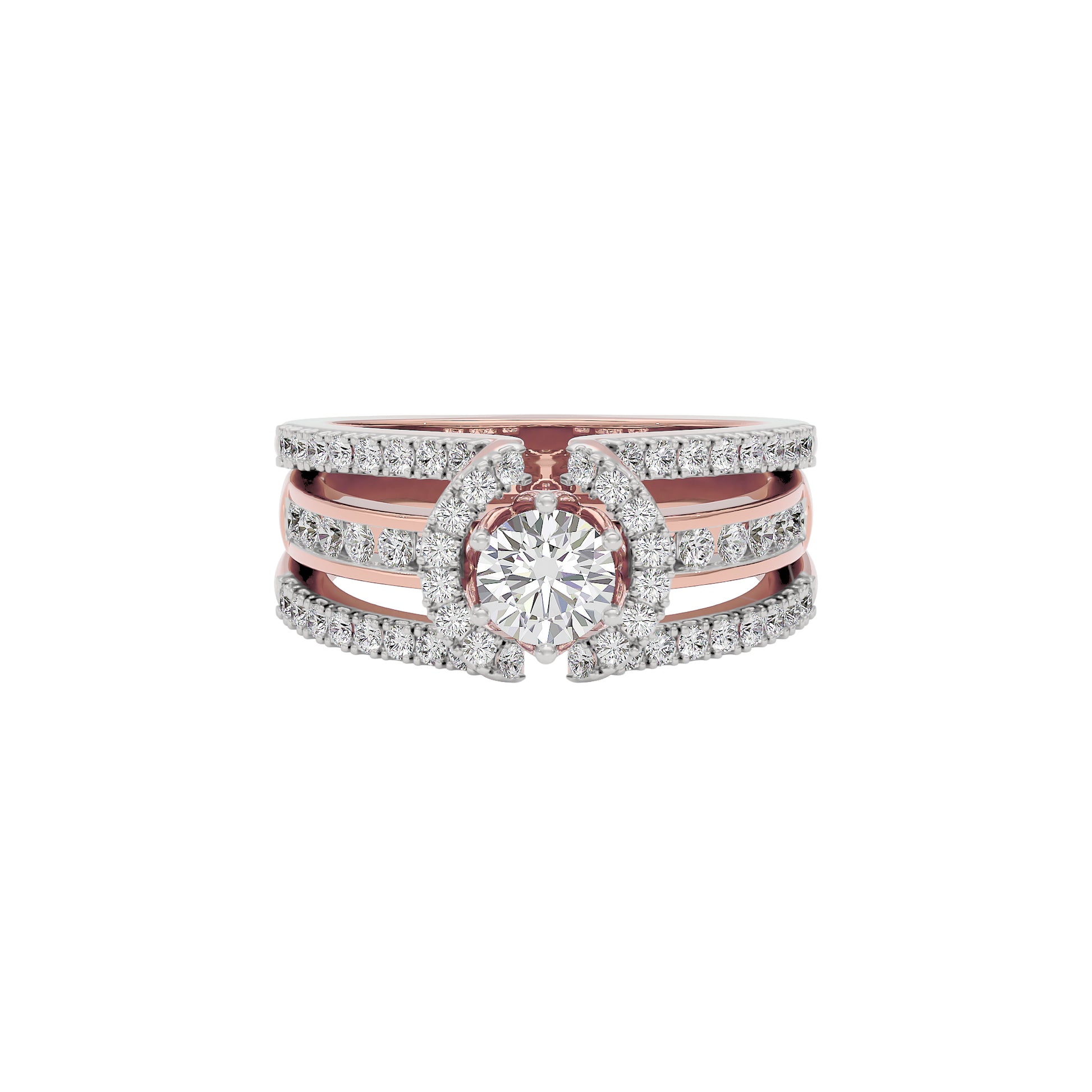 Eternal Splendor Diamond Ring 18 KT / Rose Gold / 22