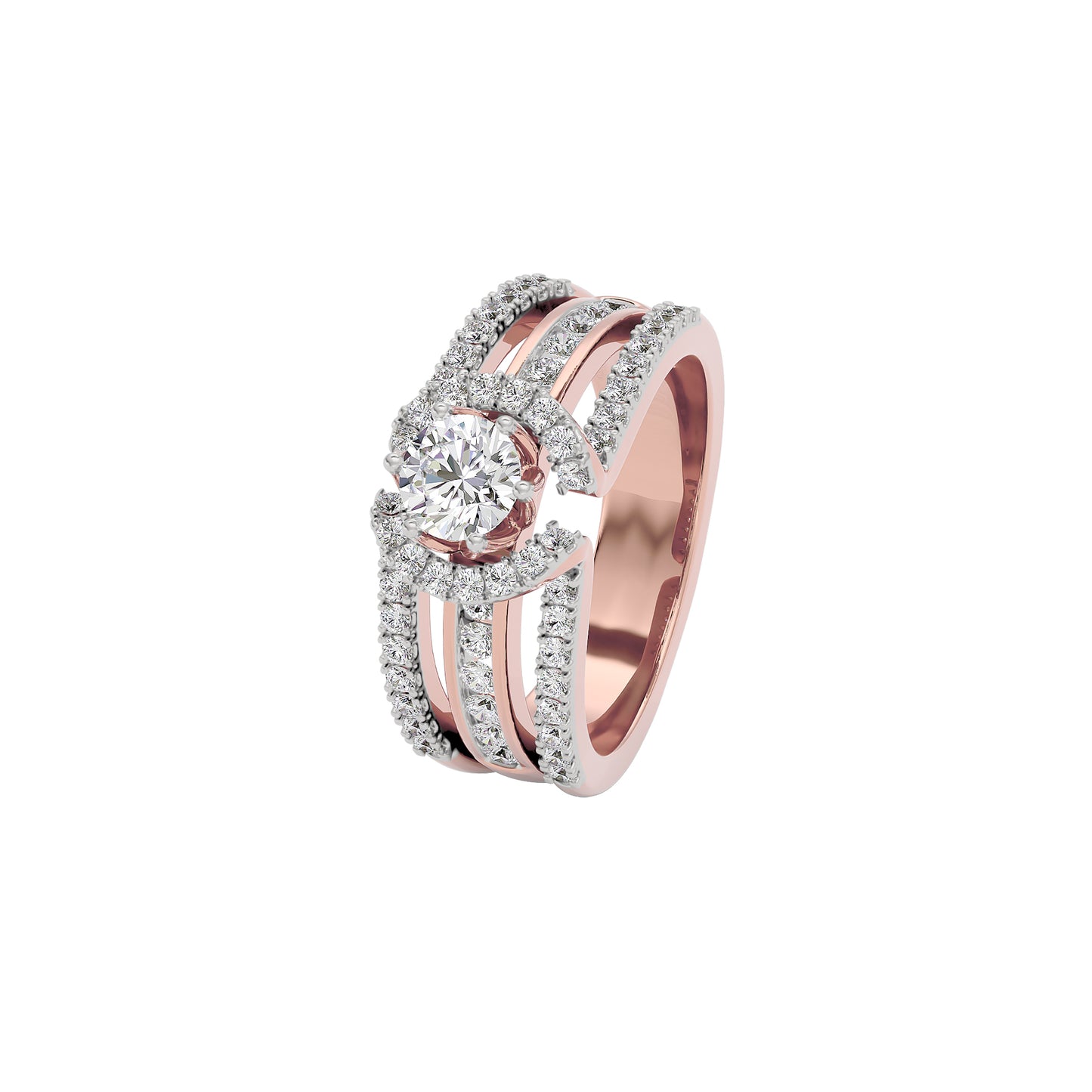Eternal Splendor Diamond Ring 18 KT / Rose Gold / 22