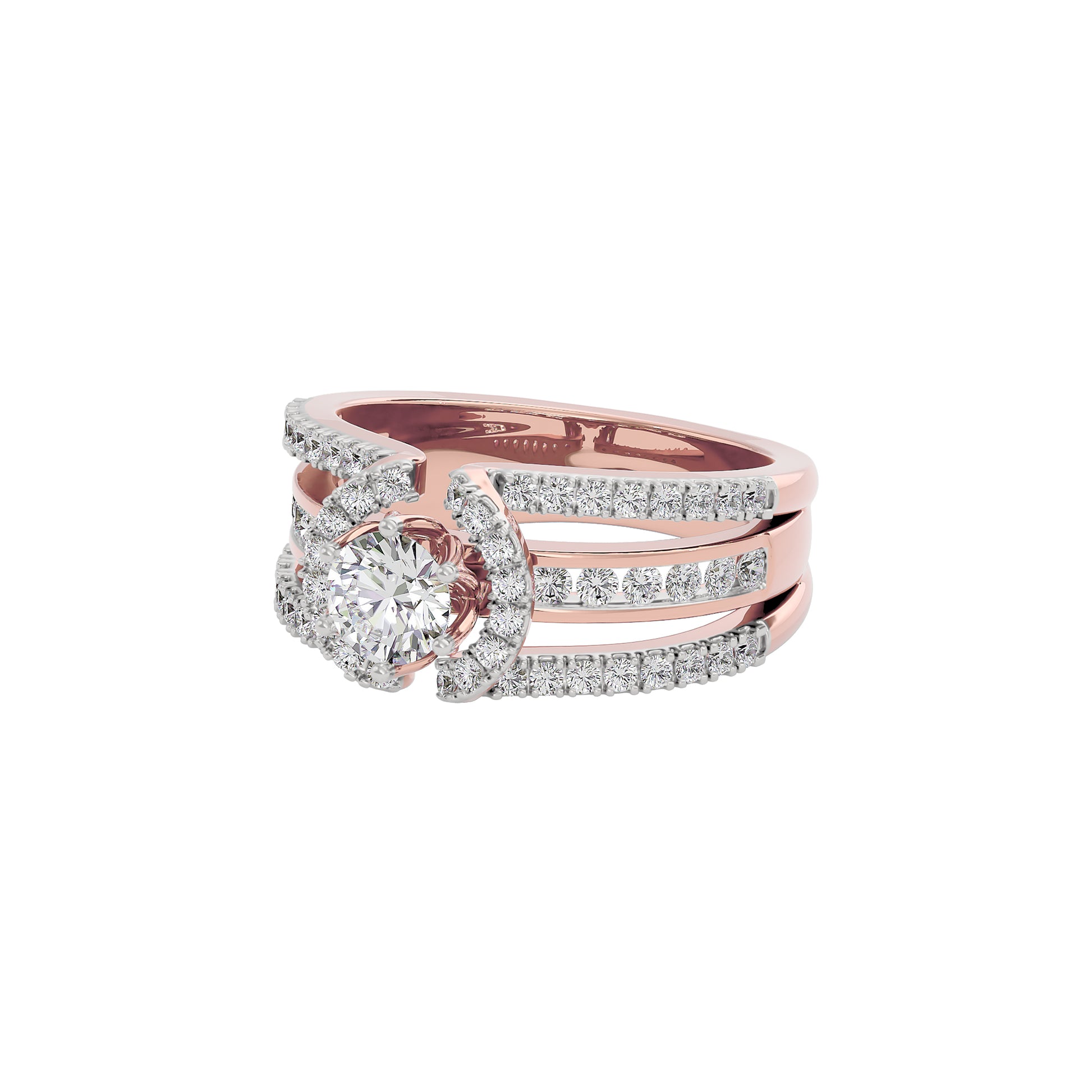 Eternal Splendor Diamond Ring 18 KT / Rose Gold / 22