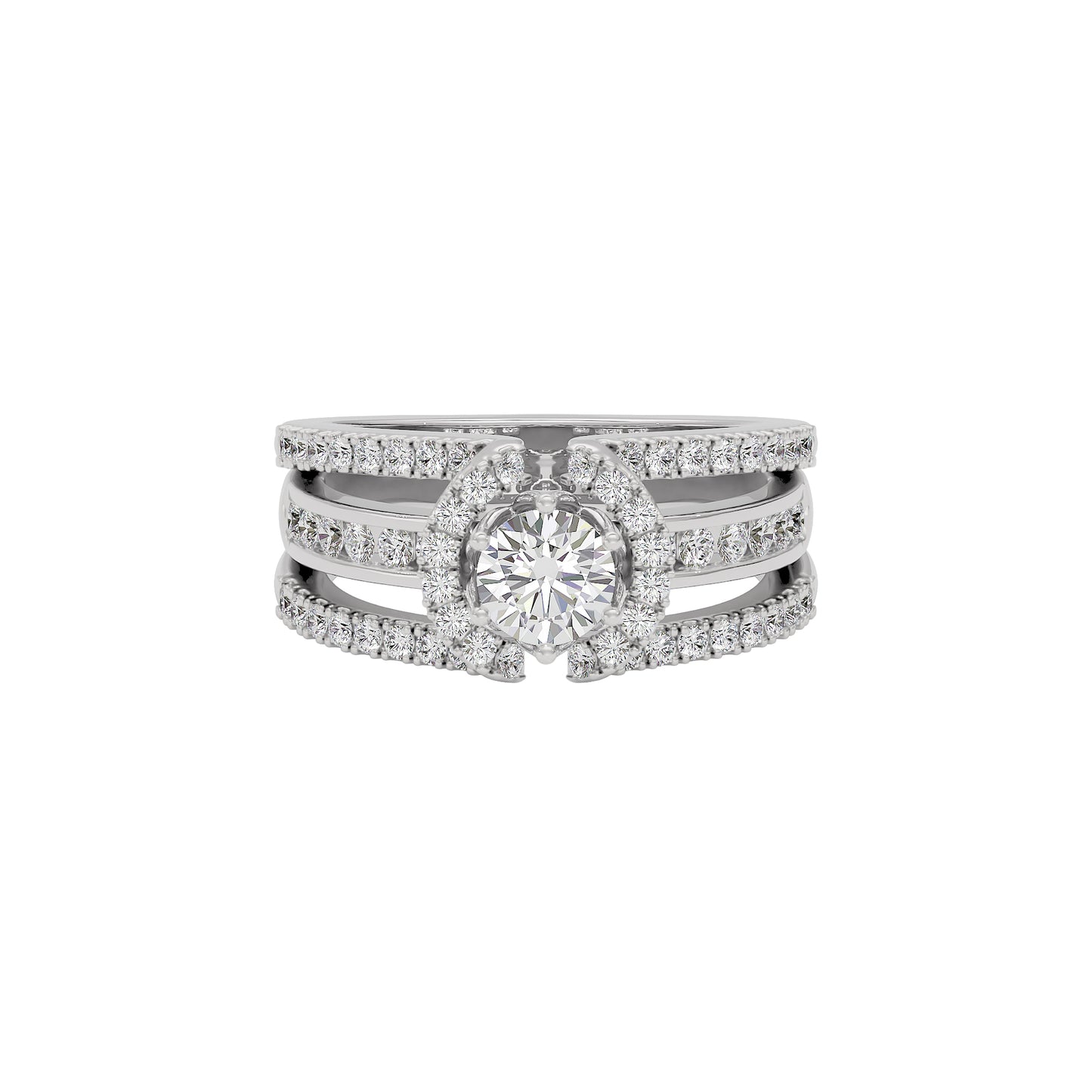 Eternal Splendor Diamond Ring 18 KT / White Gold / 22