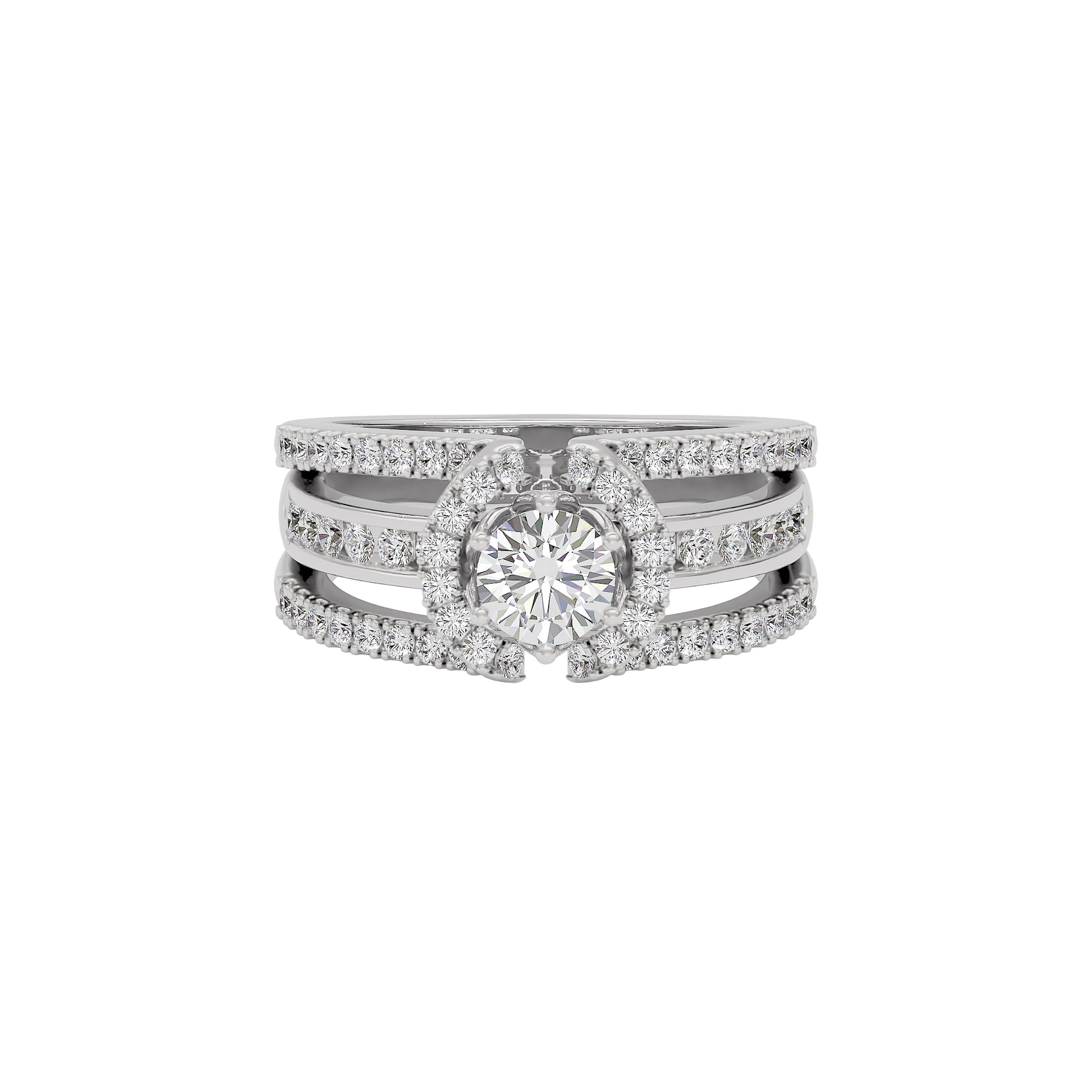 Eternal Splendor Diamond Ring 18 KT / White Gold / 22