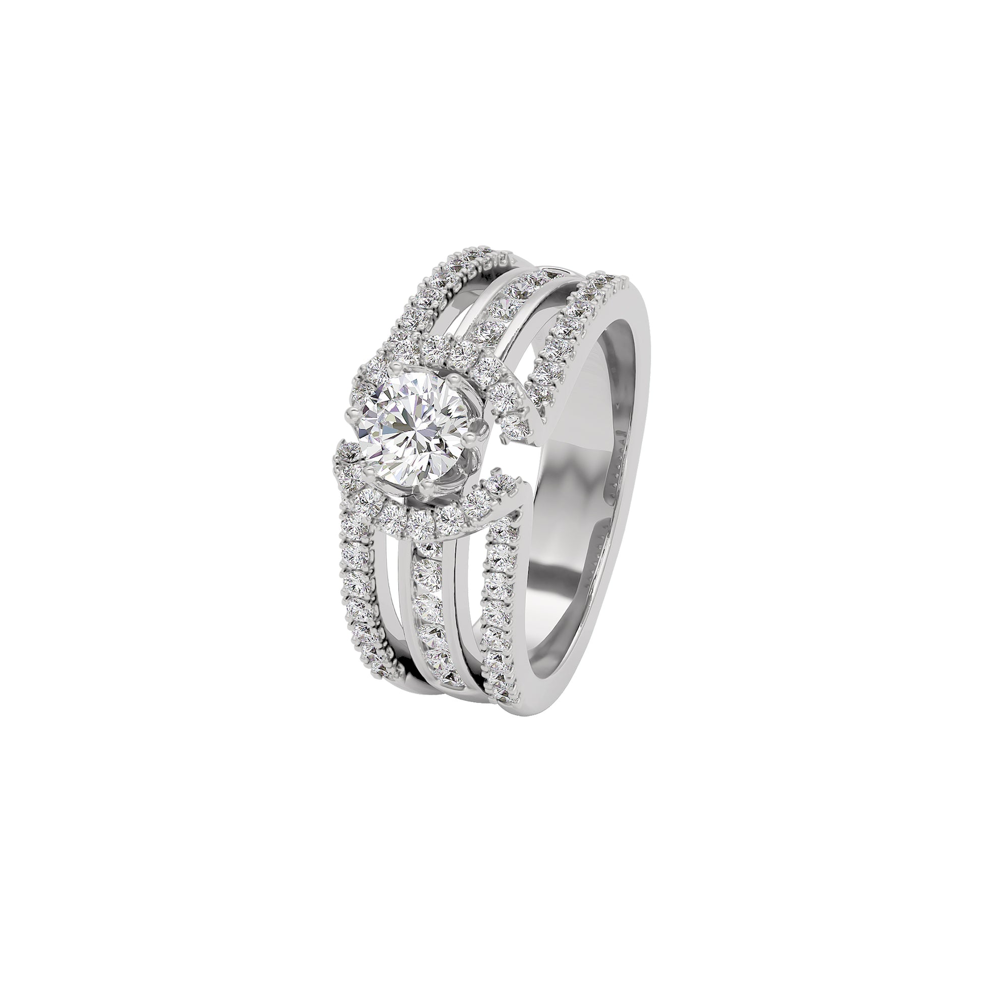 Eternal Splendor Diamond Ring 18 KT / White Gold / 22