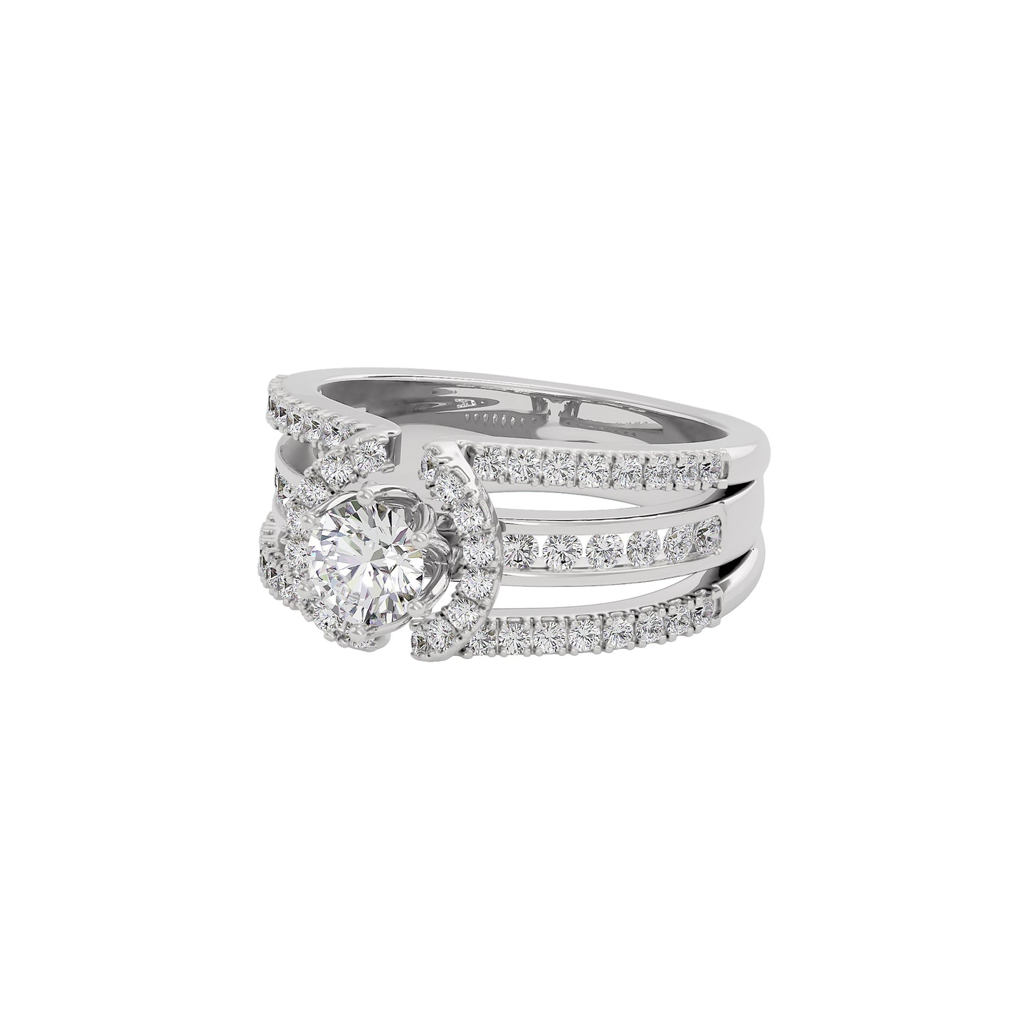 Eternal Splendor Diamond Ring 18 KT / White Gold / 22