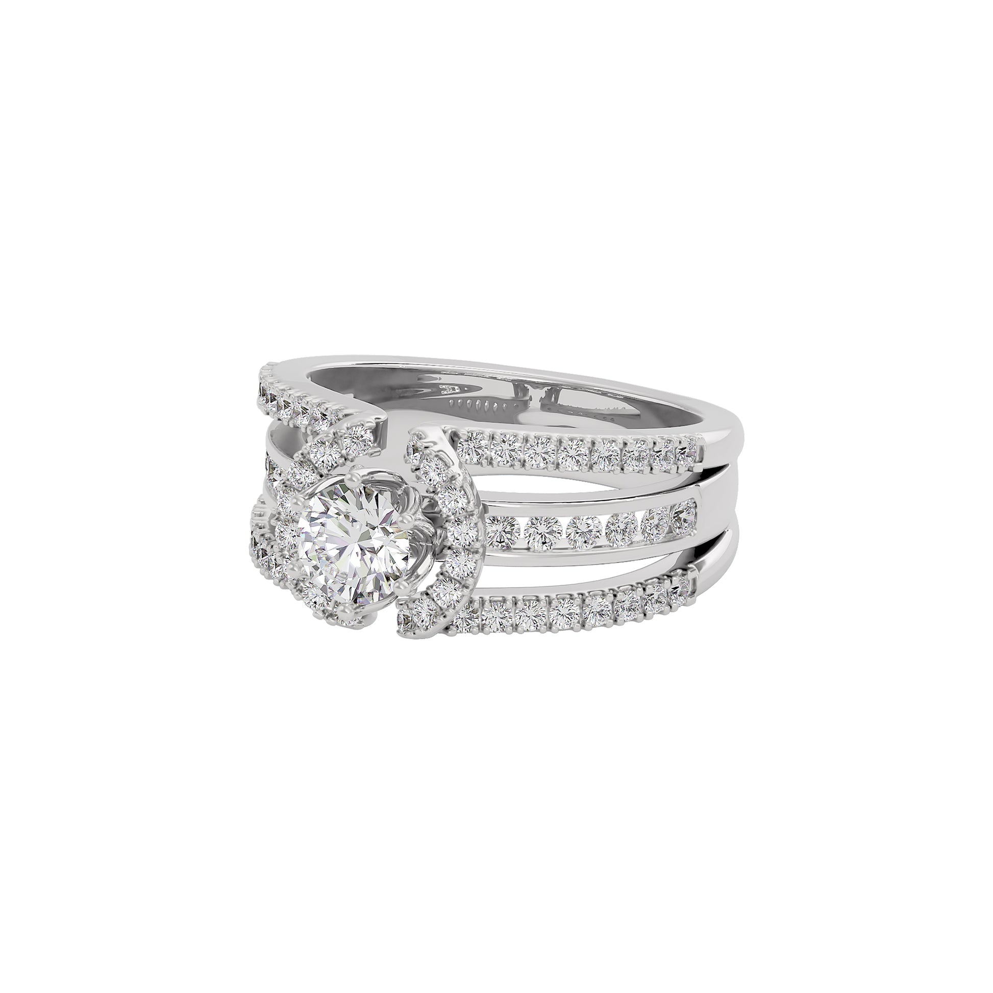Eternal Splendor Diamond Ring 18 KT / White Gold / 22