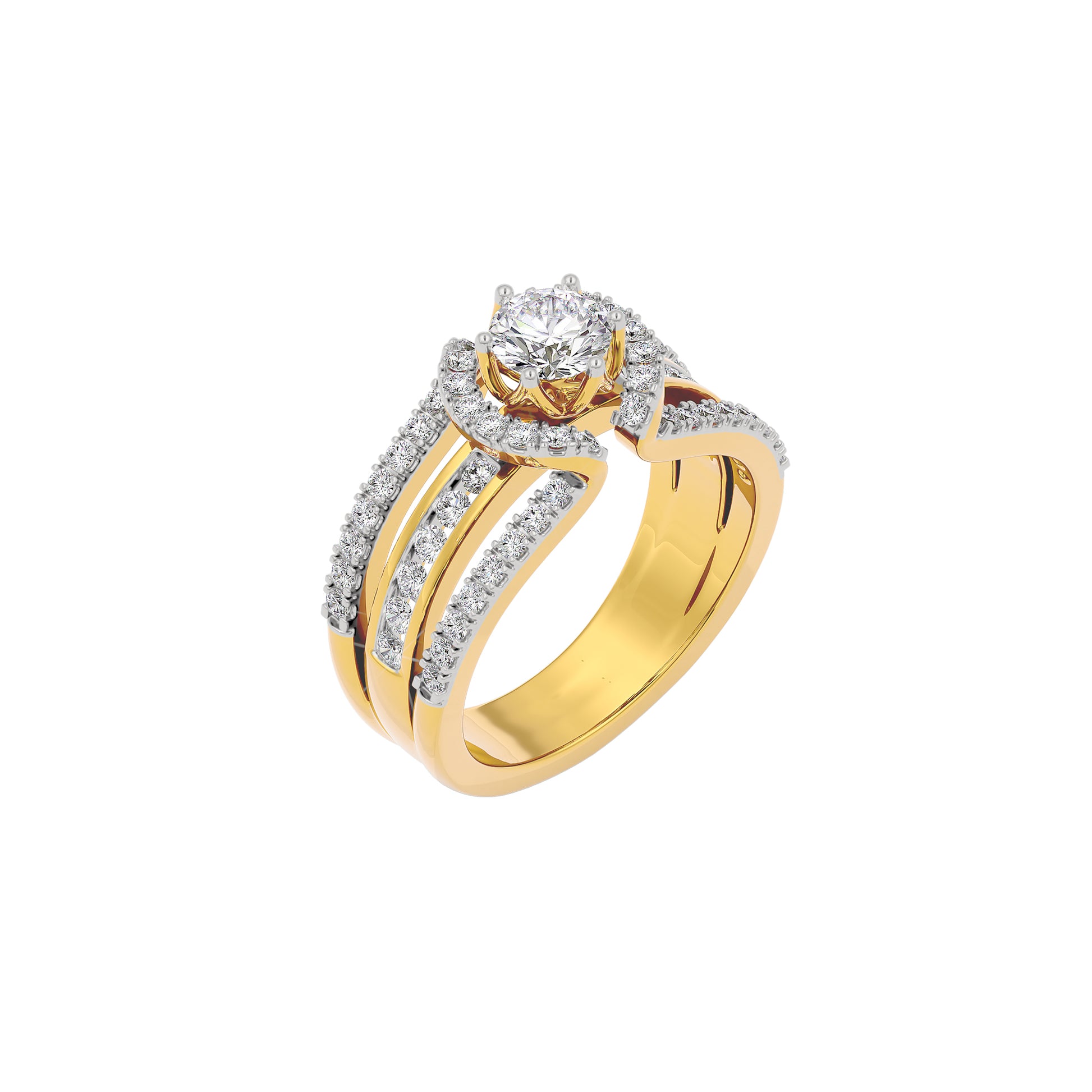 Eternal Splendor Diamond Ring 18 KT / Yellow Gold / 22