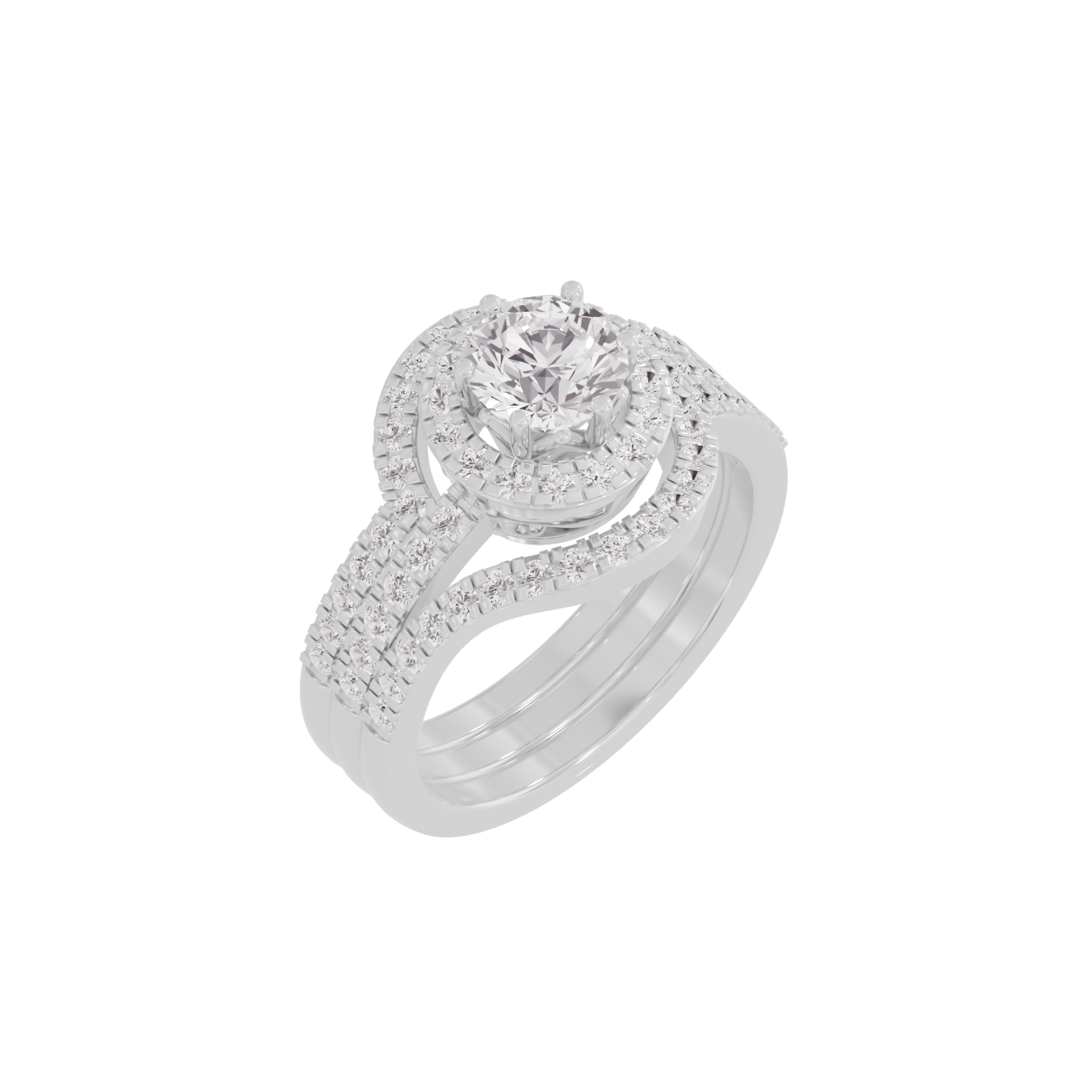Glittering Symphony Diamond Ring