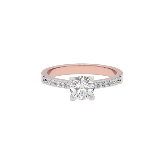 Timeless Sparkle Diamond Ring 18 KT / Rose Gold / 22