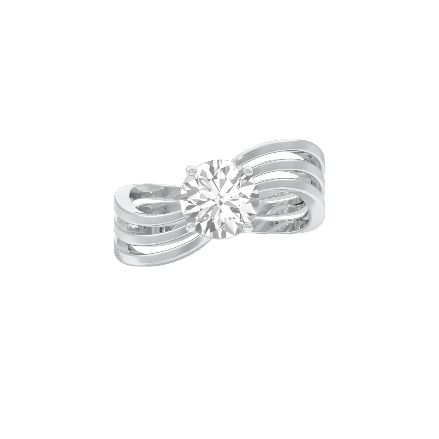 DLR000030 18 KT / White Gold / 22
