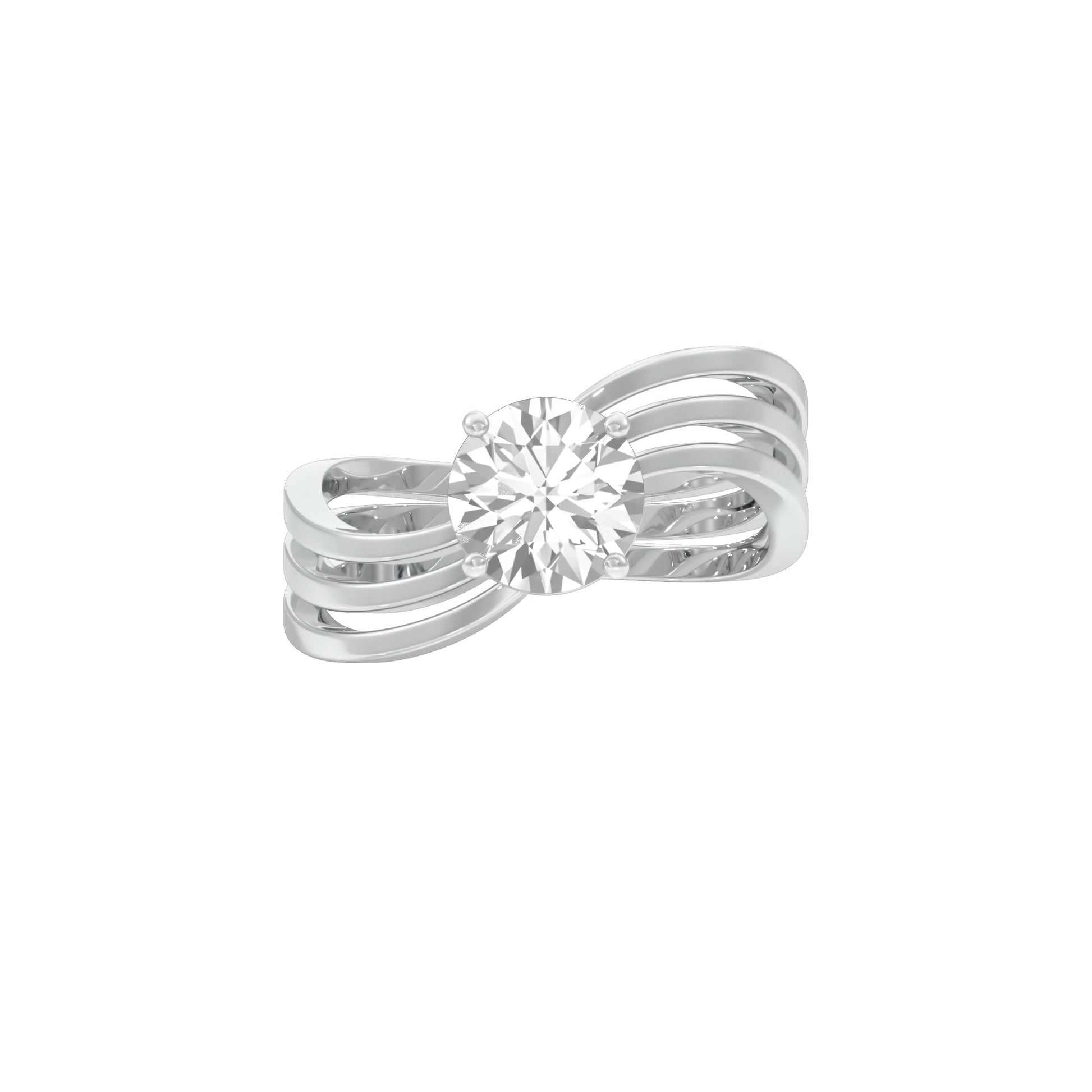DLR000030 18 KT / White Gold / 22