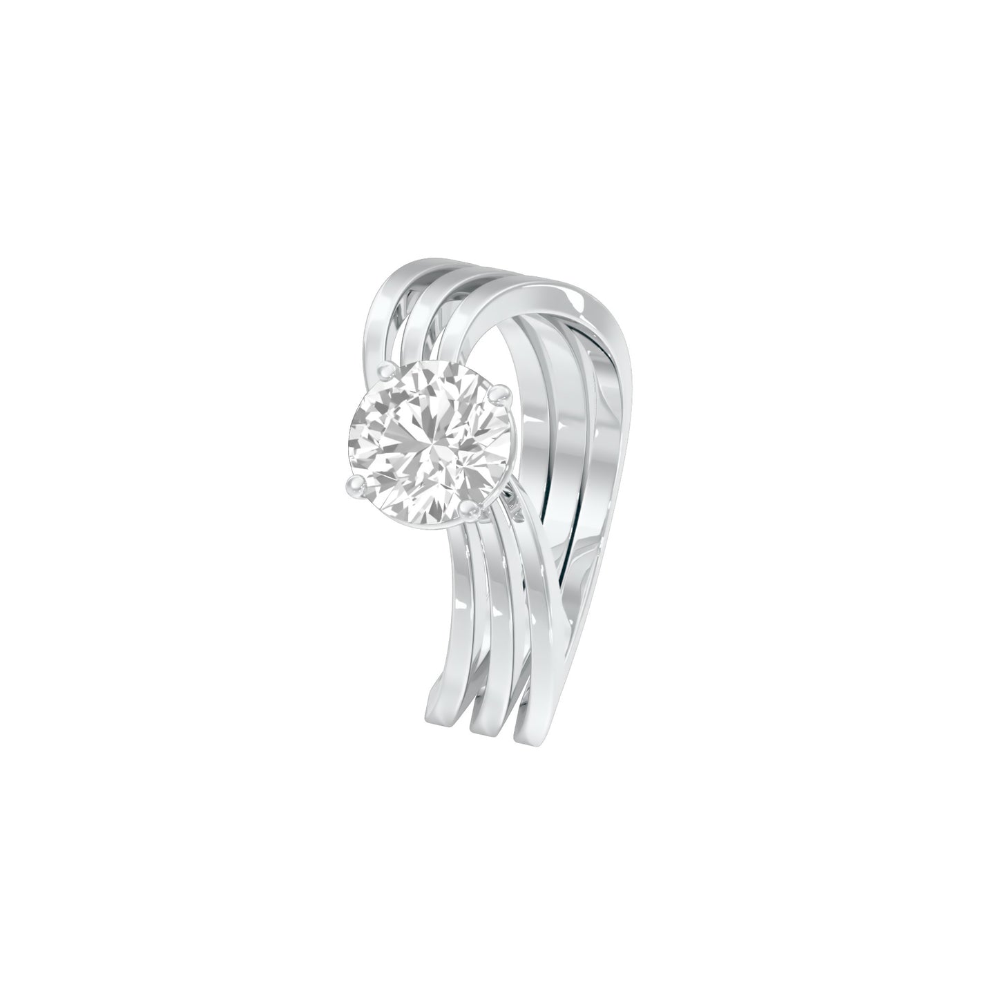 DLR000030 18 KT / White Gold / 22