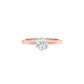 Classic Enchantment Diamond Ring 18 KT / Rose Gold / 22