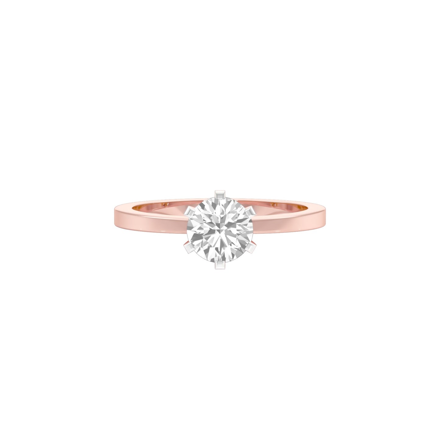 Classic Enchantment Diamond Ring 18 KT / Rose Gold / 22