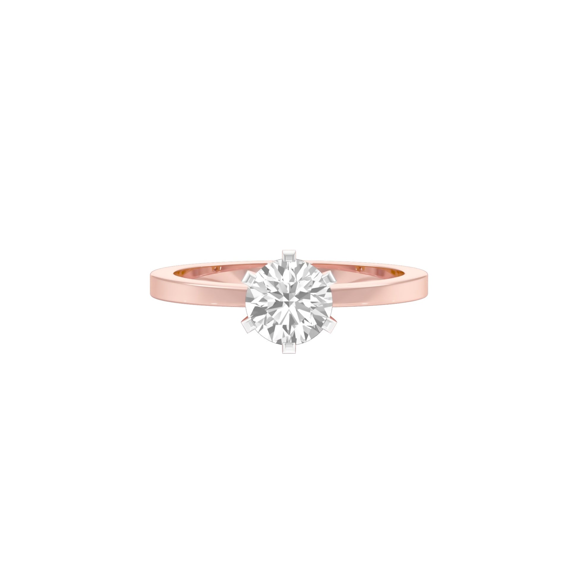 Classic Enchantment Diamond Ring 18 KT / Rose Gold / 22