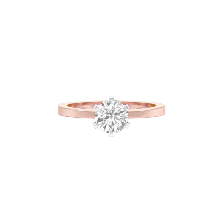 Classic Enchantment Diamond Ring 18 KT / Rose Gold / 22