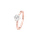 Classic Enchantment Diamond Ring 18 KT / Rose Gold / 22