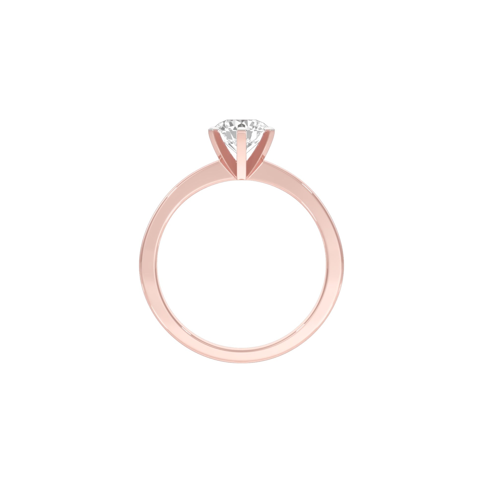 Classic Enchantment Diamond Ring 18 KT / Rose Gold / 22