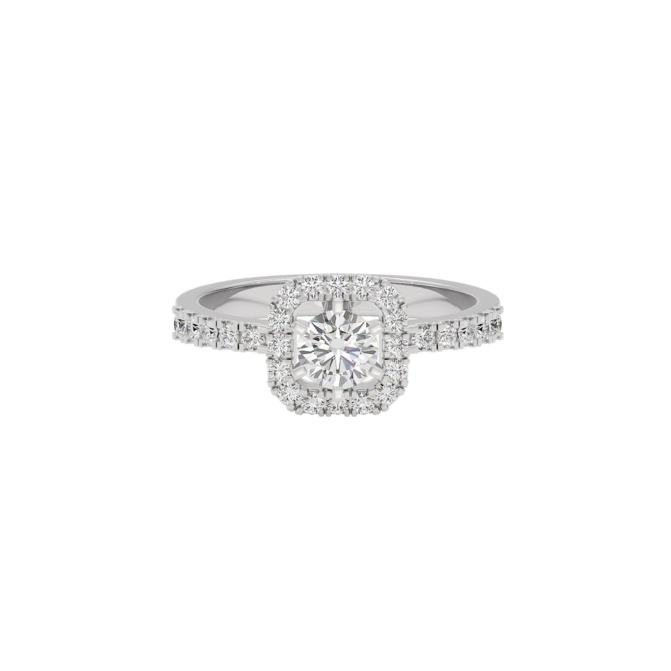 Regal Reflection Diamond Ring 18 KT / White Gold / 22