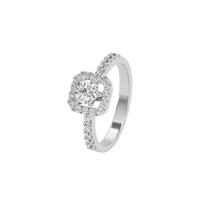 Regal Reflection Diamond Ring 18 KT / White Gold / 22