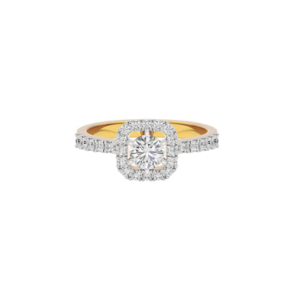 Regal Reflection Diamond Ring 18 KT / Yellow Gold / 22