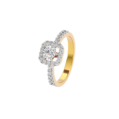 Regal Reflection Diamond Ring 18 KT / Yellow Gold / 22