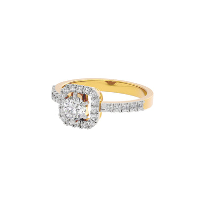 Regal Reflection Diamond Ring 18 KT / Yellow Gold / 22
