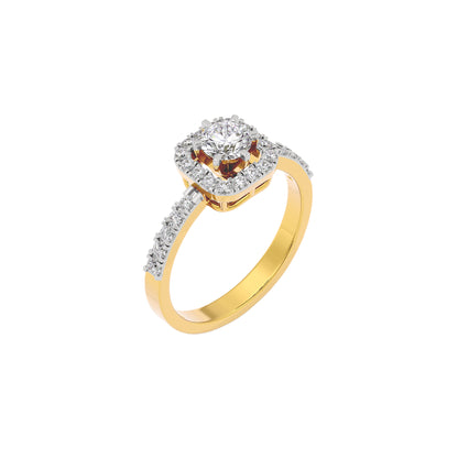 Regal Reflection Diamond Ring 18 KT / Yellow Gold / 22