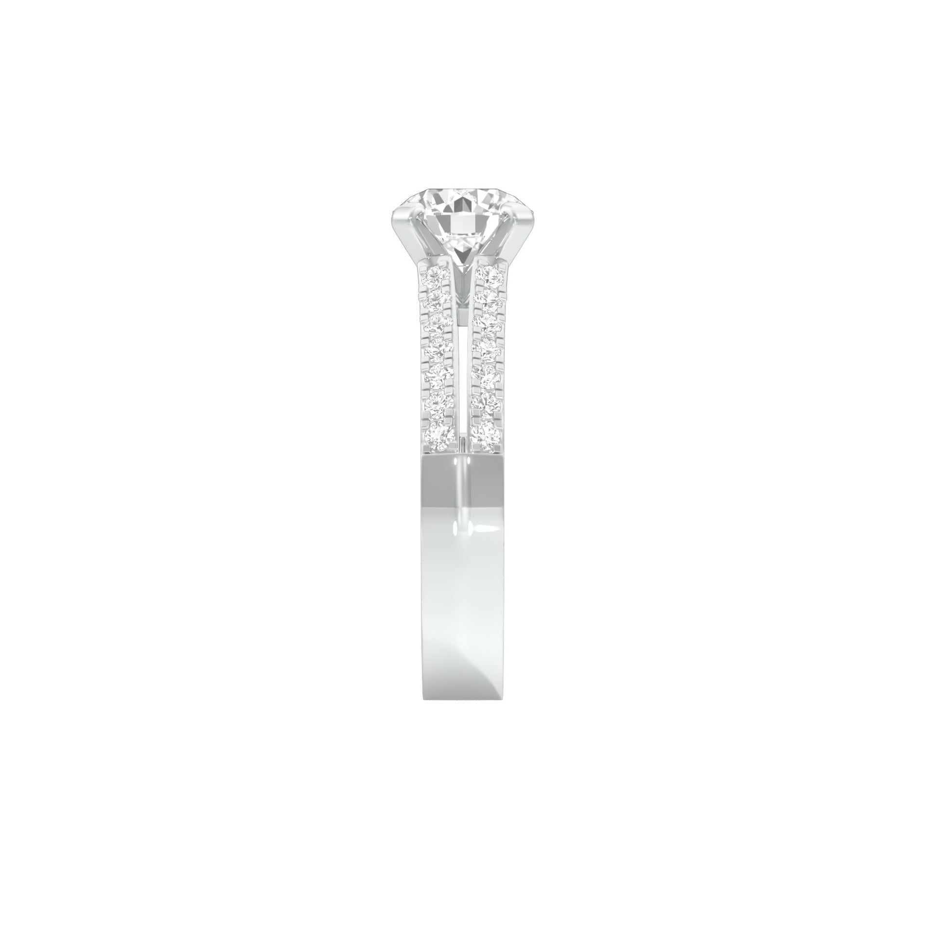 DLR000080 18 KT / White Gold / 22