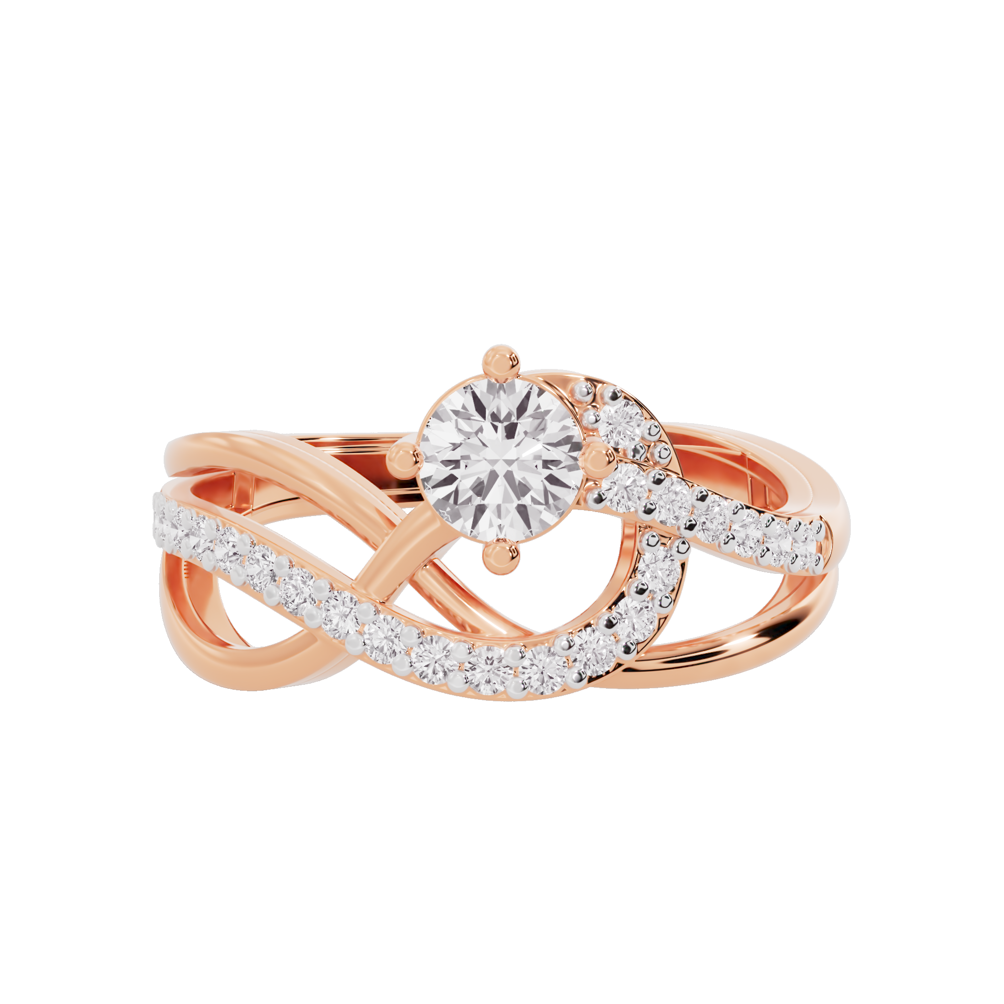 Celestial Cascade Diamond Ring