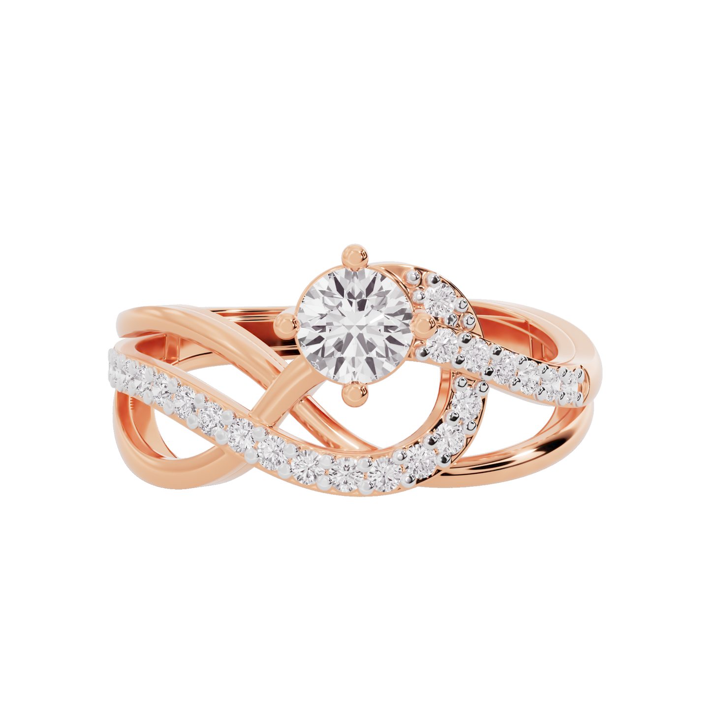 Celestial Cascade Diamond Ring