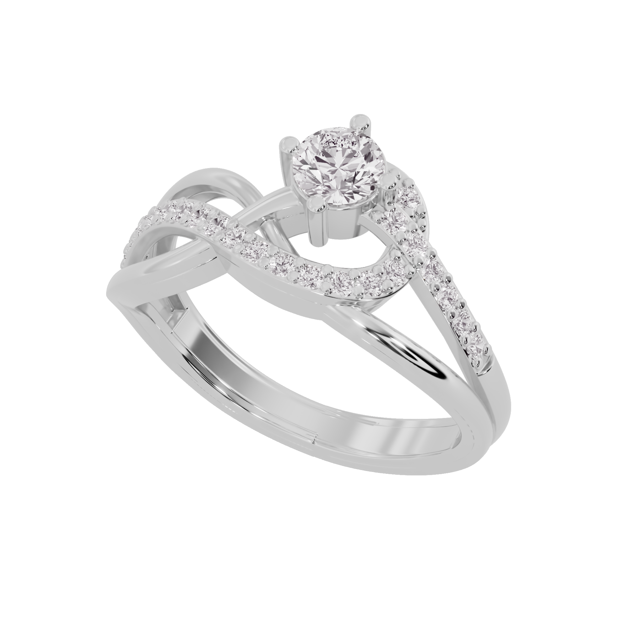 Celestial Cascade Diamond Ring