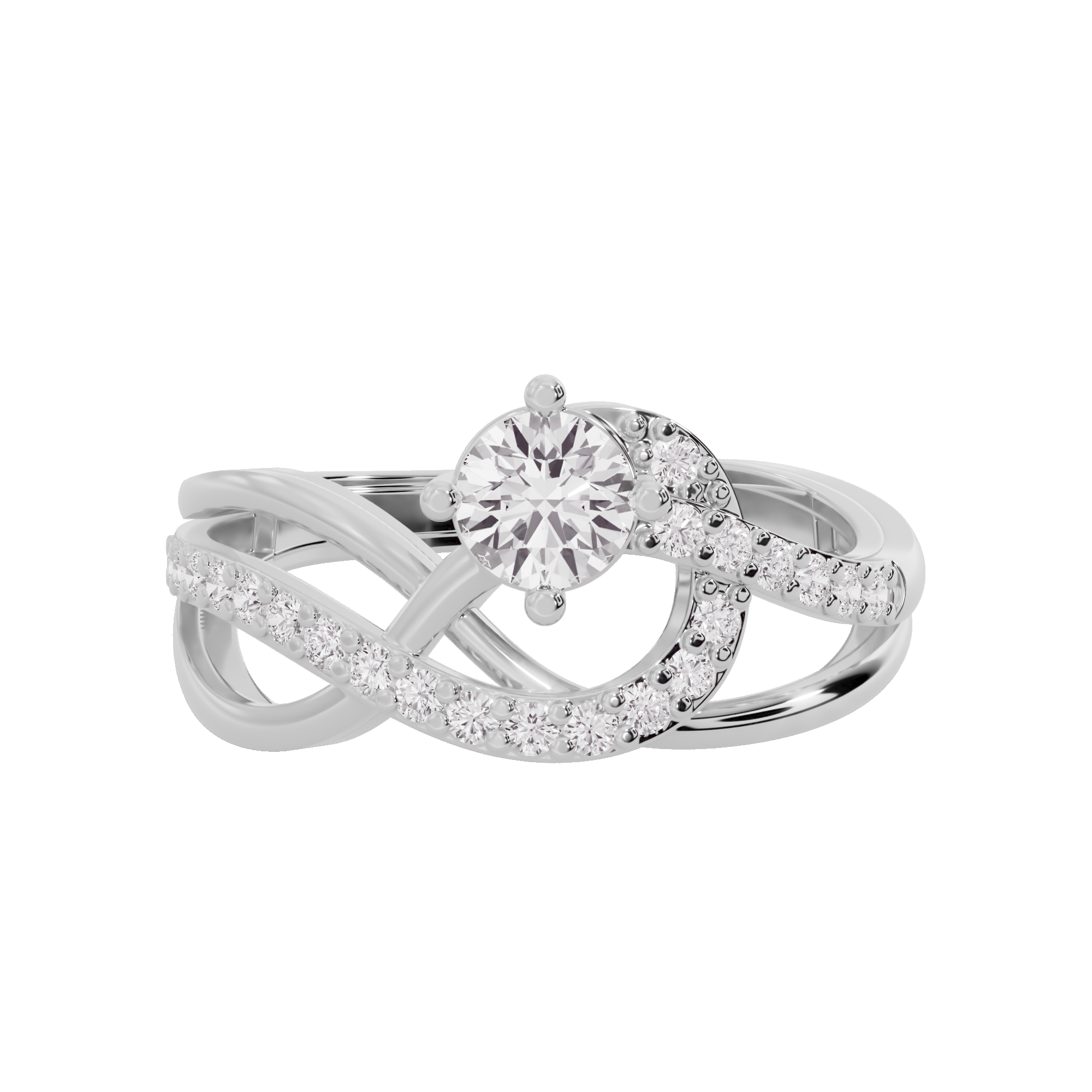 Celestial Cascade Diamond Ring