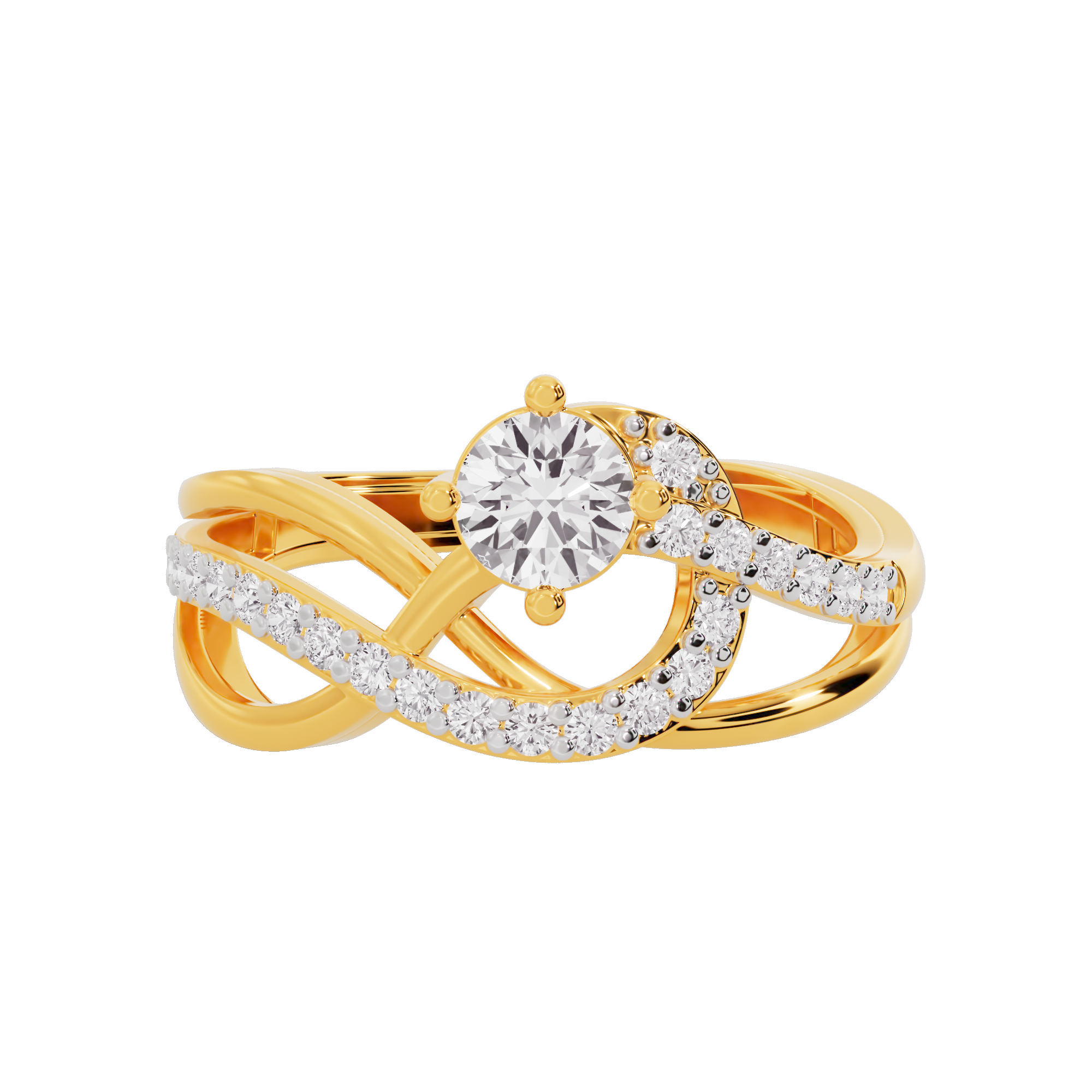 Celestial Cascade Diamond Ring