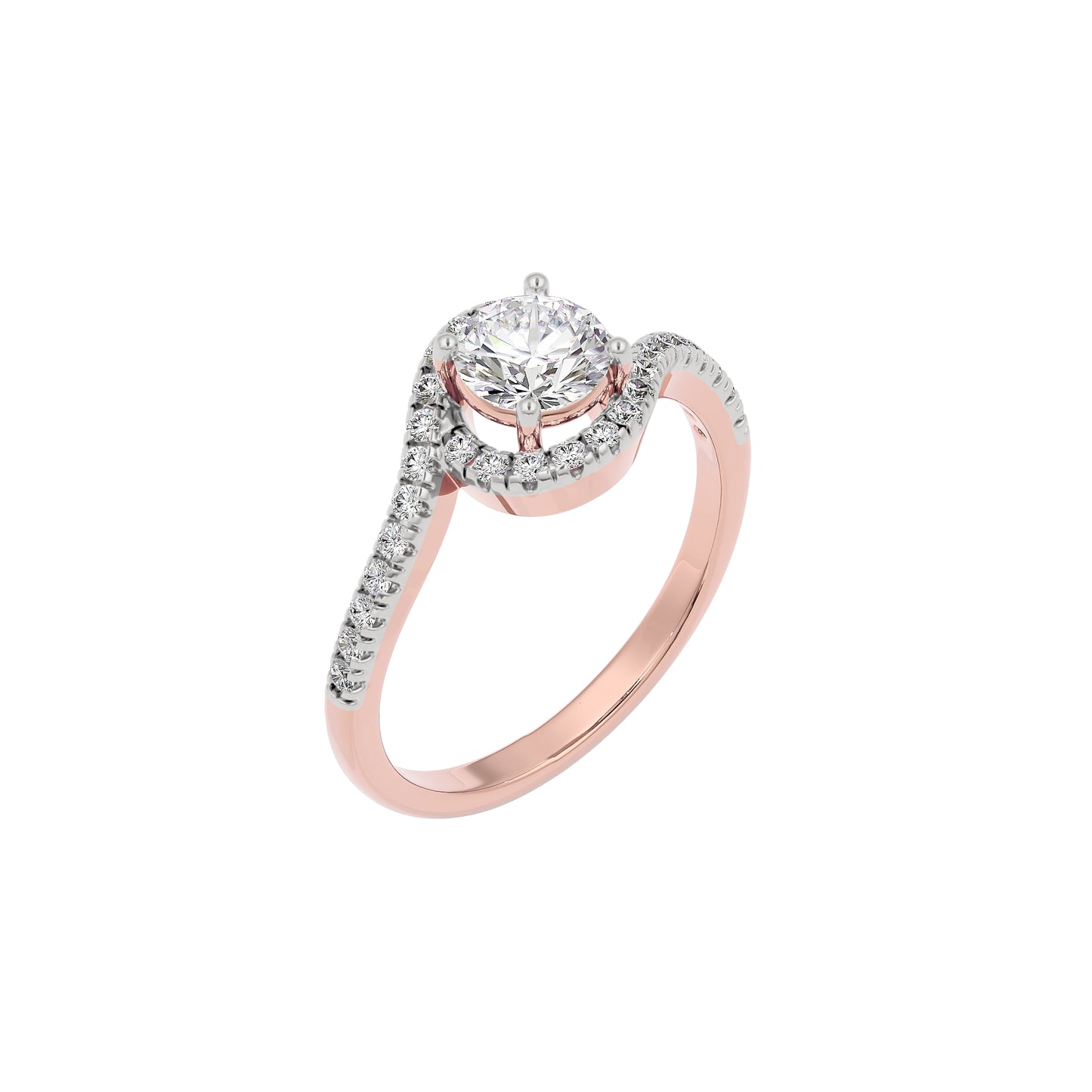 Starry Serenity Diamond Ring 18 KT / Rose Gold / 22